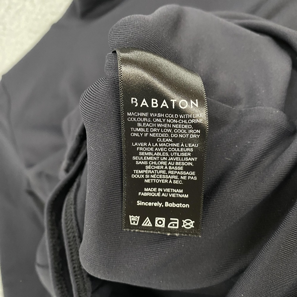 Babaton Bodysuit Womens XS Black Mock Neck Sleeve Aritzia Minimalist Capsule - Picture 7 of 14
